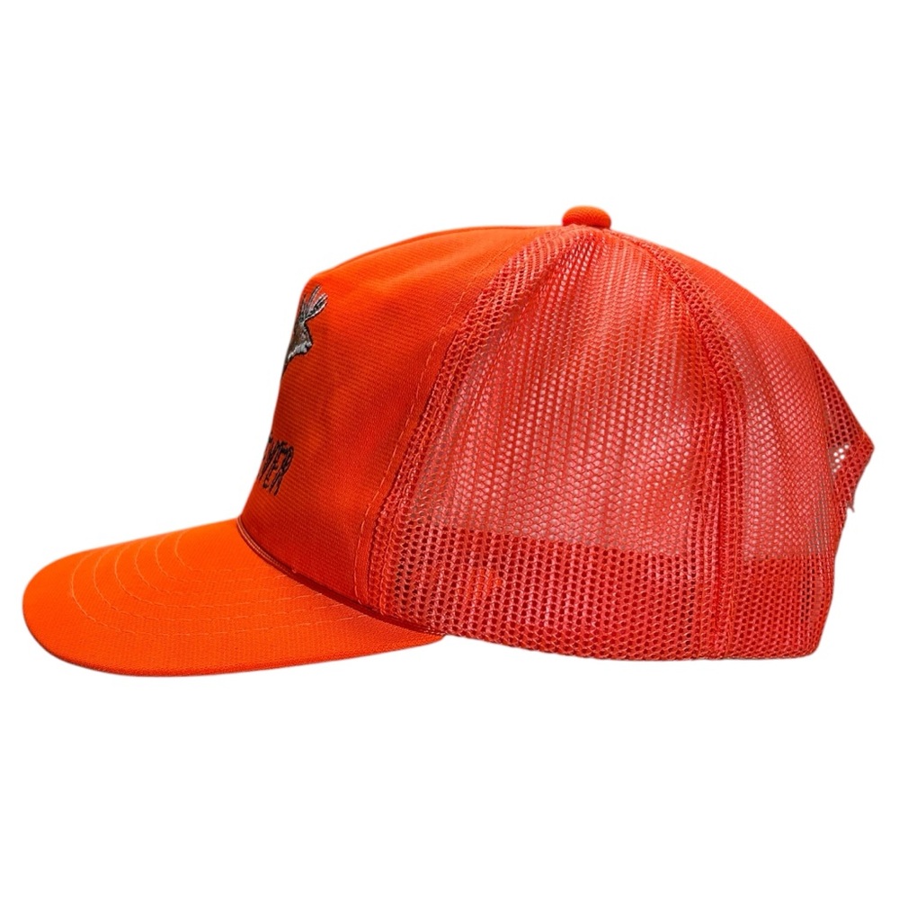 Vintage Buck Fever Hunting Hat | Blaze Orange Deer Snapback Trucker Cap‎ USA - Picture 3 of 11